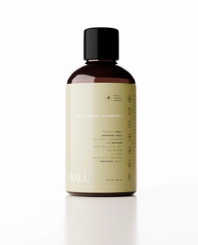 NALU Organic Scalp Detox Shampoo. Powered by the Essence of Organic Chamomile, Whitch Hazel and Tea Tree Hydrosols. Revives Scalp, Combats Dandruff & Promotes Healthy Hair. All Hair Types, 8 Fl Oz.
