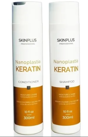 Nanoplastia Keratin Shampoo & Conditioner, 300ml   300ml
