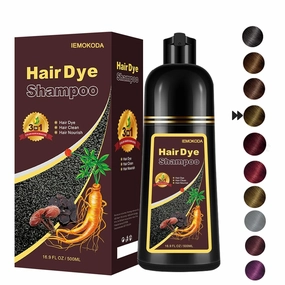 Natural Chestnut Brown Hair Dye Shampoo 3 in 1, Instant Brown Hair Shampoo, Hair Color Shampoo, Shampoo Para Canas Mejur & Champu Para Canas, Shampoo Hair Dye (Chestnut Brown)