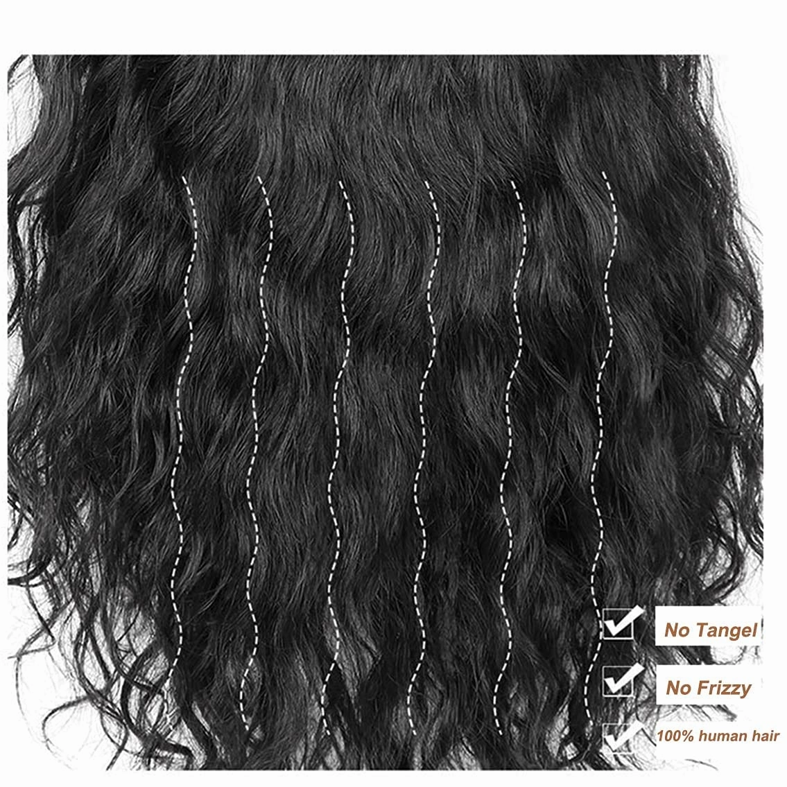 Natural Curly Human Hair Topper Women Toupee Clip in Hairpieces 13x14cm Silktop Top Hair Pieces Wiglets Left Part for Covering Thinning Hair Loss 14 inch Black Color
