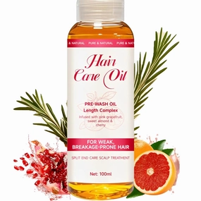 Natural Hair Rapunzel Growth Oil, Almond Hair Oil Softens Hair, Repairs Hair and Breakage - 100ML