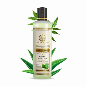 Neem & Aloe Vera Herbal Shampoo | Anti-Dandruff & Scalp Cooling | Strengthens Hair Roots | Supports Scalp Health| SLS & Paraben Free | 210ml