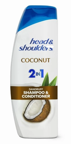 New 2 in 1 Dandruff Shampoo and Conditioner, Coconut, 12.5 oz (1 Pack Package May Vary)