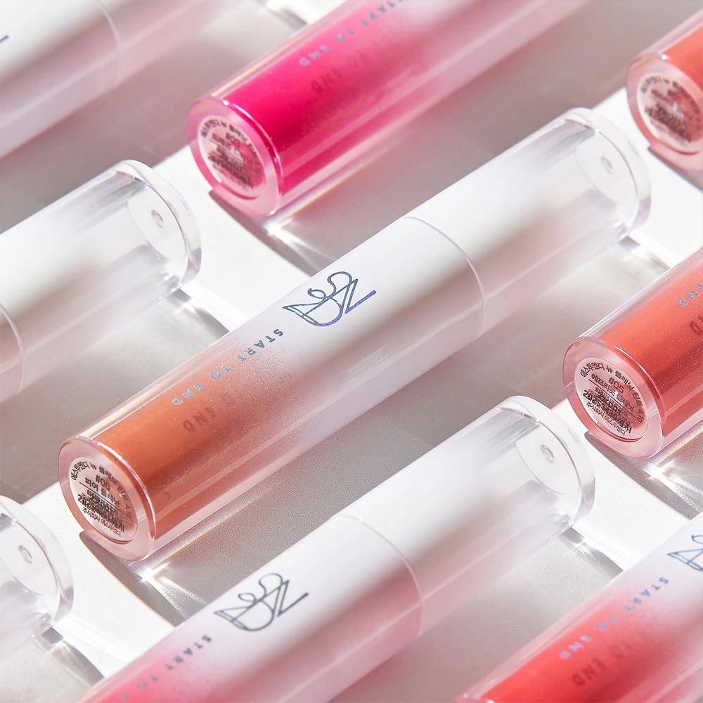 New Planet Tint | Clear Glow Tint Non-Sticky Lightweight Hydrating Long-Lasting Shine High Pigmented Volumizing Moisturizing Natural Lip Stain (#02 Peach Planet, 4.1g)