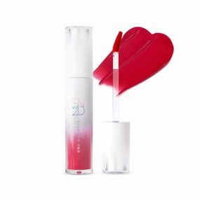 New Planet Tint | Clear Glow Tint Non-Sticky Lightweight Hydrating Long-Lasting Shine High Pigmented Volumizing Moisturizing Natural Lip Stain (#02 Peach Planet, 4.1g)