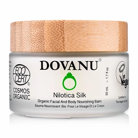 Nilotica Silk East African Shea Butter Raw Organic & Vegan for All Skin Types - Ultimate Hydration & Repair - Paraben, GMO, & Fragrance Free - 1.7 fl oz Jar