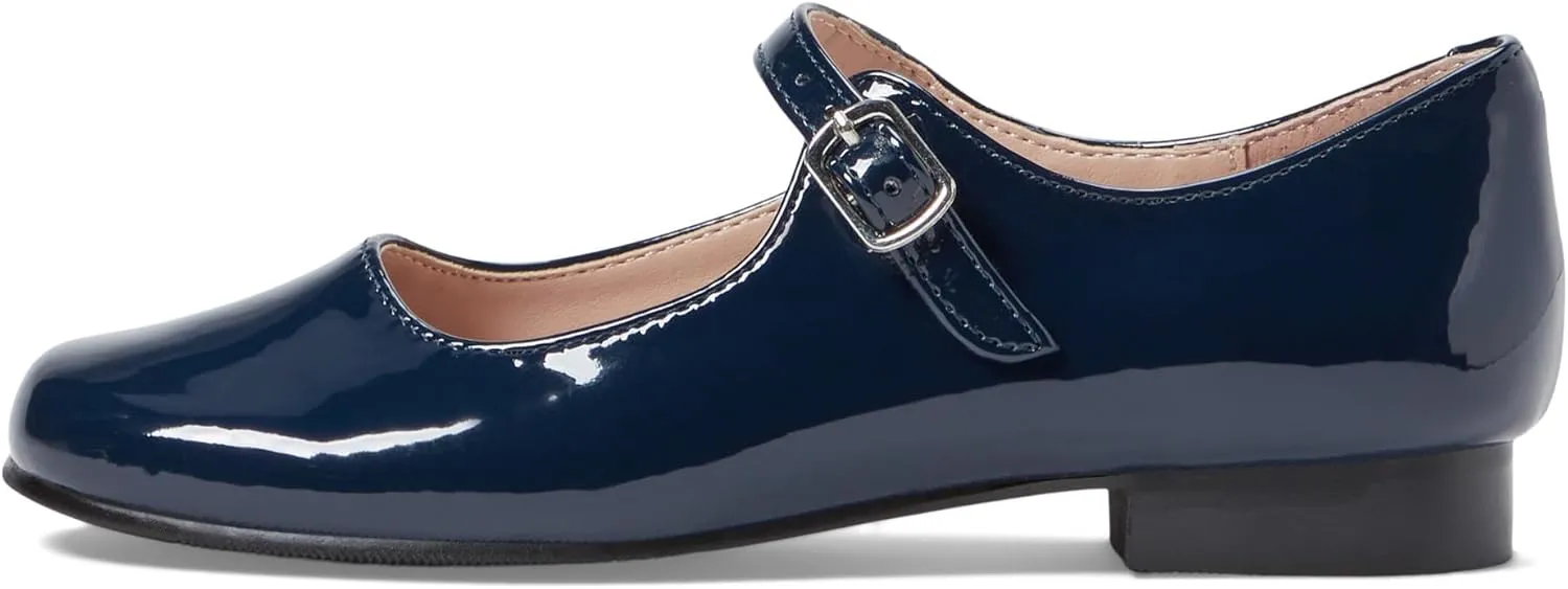 NINA Girls' Bonnett Mary Jane - Elegant Leather Dress Shoes, Comfortable, Stylish, Perfect for Parties & Weddings