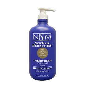 Nisim Biofactors Finishing Rinse Conditioner, 1 Liter (33 Ounces)- Sulfate-Free Formula