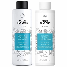 No nothing Sensitive Moisture Shampoo and Conditioner Bundle - Hypoallergenic, Unscented Moisturizing Shampoo for Sensitive Scalp and Skin - Paraben Free, Vegan, Hydrating Ec