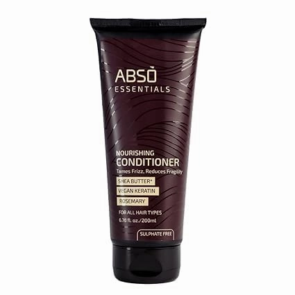 Nourishing Conditioner For All Hair Type Infused With Vegan Keratin, Rosemary And Shea Butter For Frizz Control, Hair Strengthening, Enhanced Shine (200 Ml), 1 Count