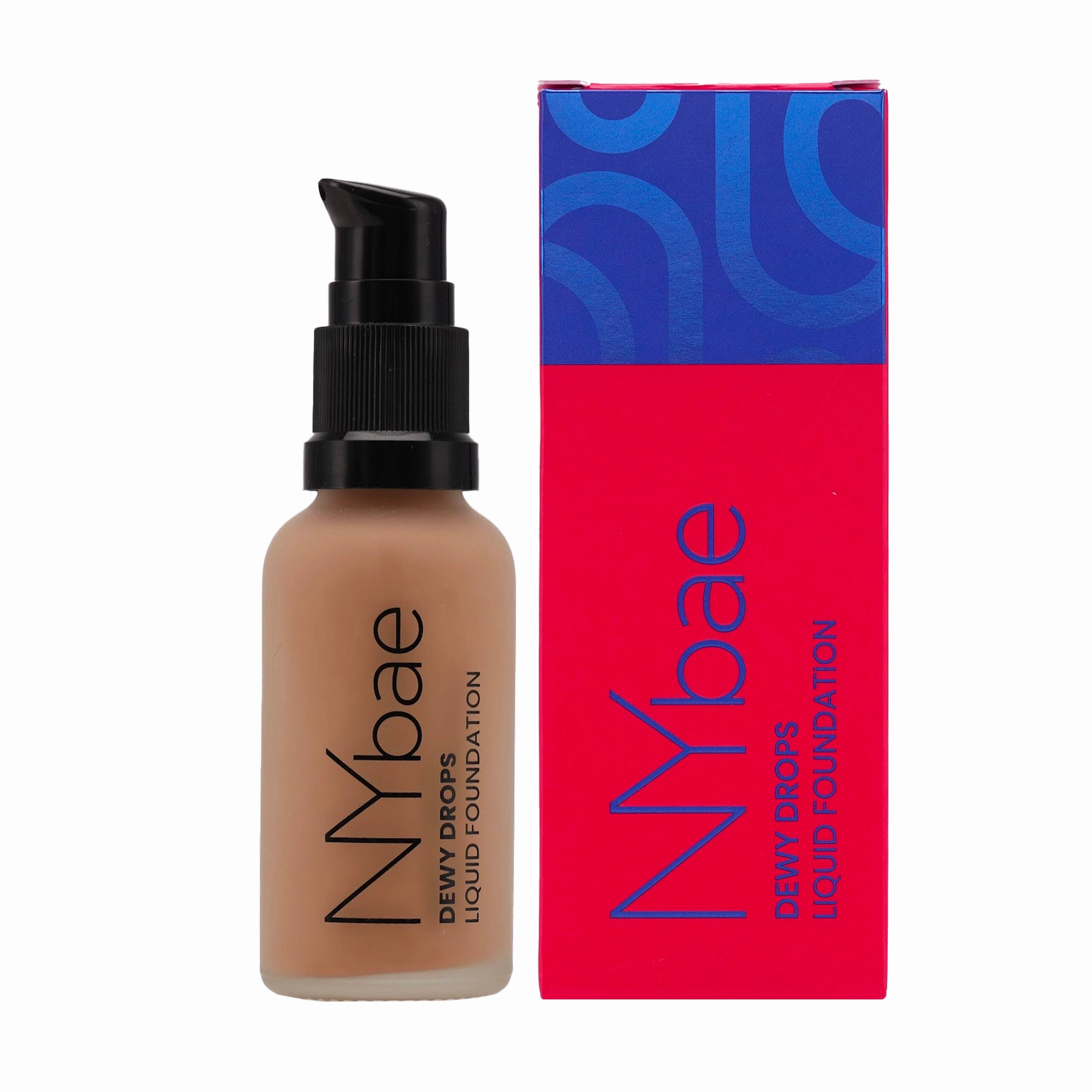 NY Bae Dewy Drops Foundation - Macchiato 03 (30 ml) | Wheatish Skin | Warm Undertone | Full Coverage | Long Lasting | Non-Transfer