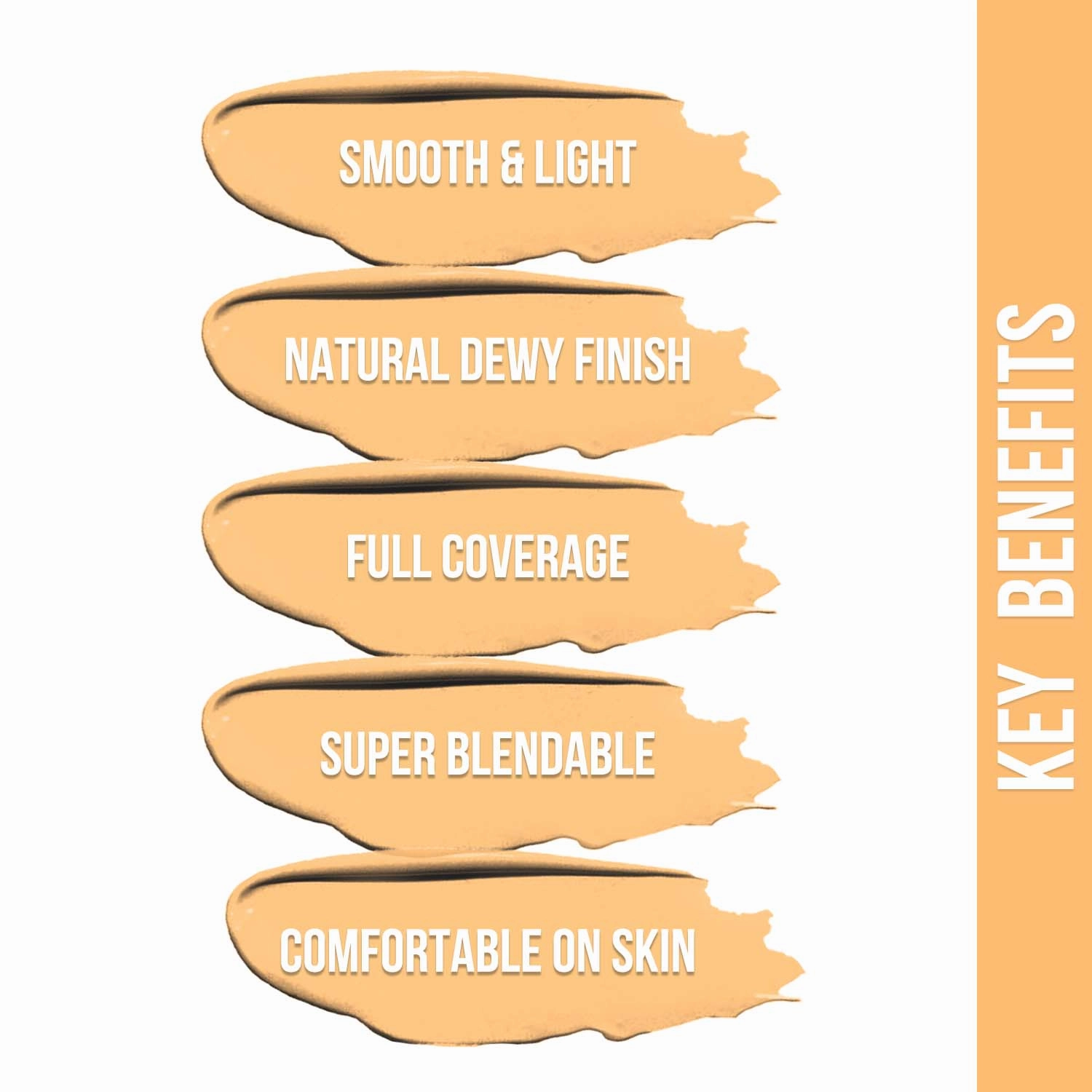 NY Bae Dewy Drops Liquid Foundation | Natural | Full Coverage | Smooth & Light | Easily Blendable | Wheatish Skin Tone | Cool Undertone - Freddo 4 (30 ml)  