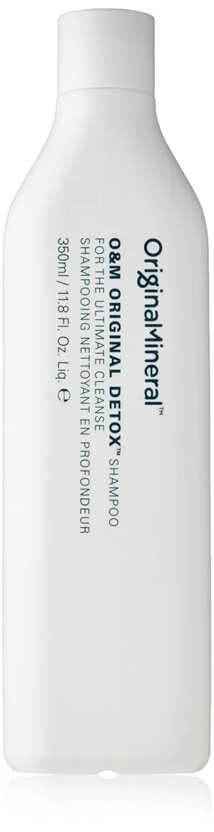 O&M Original Detox Shampoo, Colour Safe, Clean From Sulfates, Parabens, Silicones, MIT, Phthalates, Triclosan, Propylene Glycol & Gluten, PETA Certified & Vegan, Australian Made, 350ml