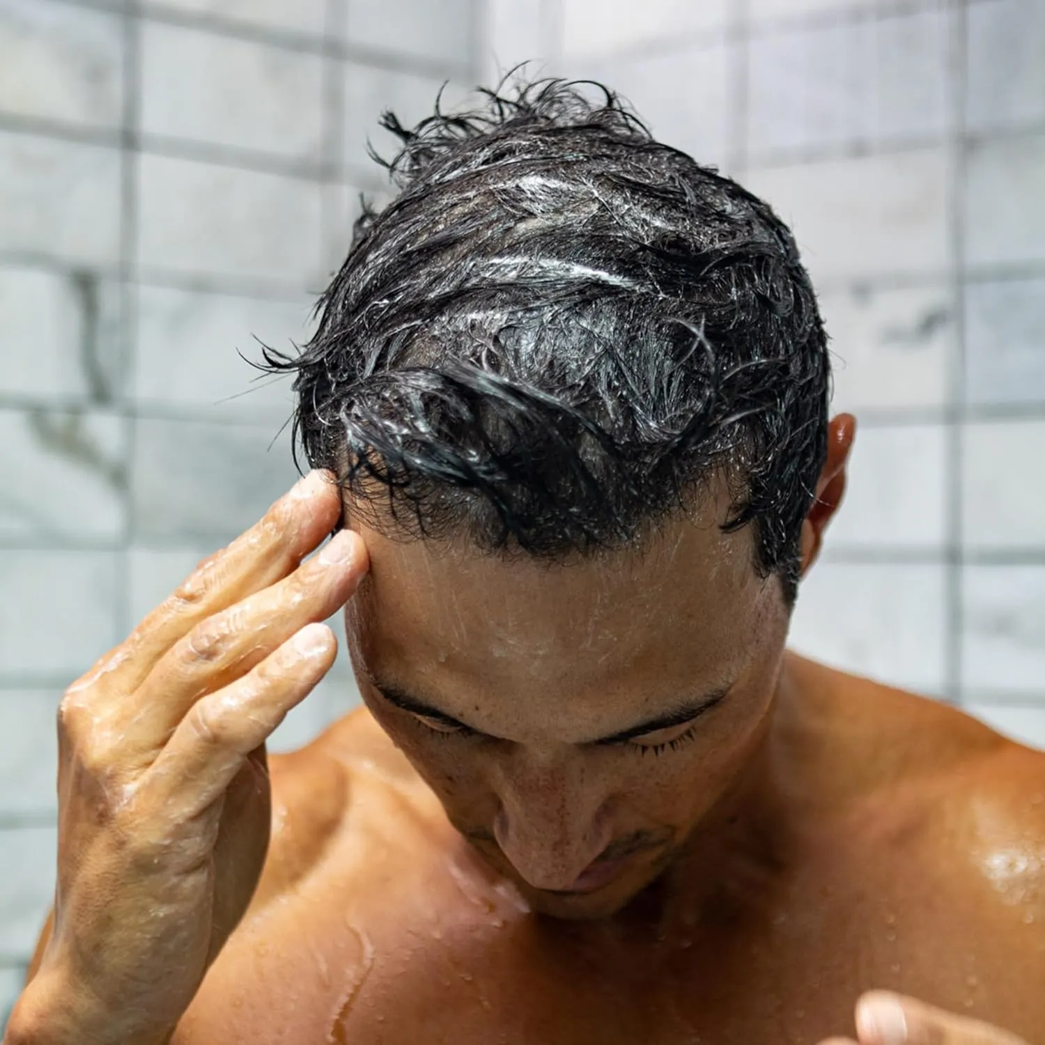 Oars   Alps Men's Sulfate Free Hair Shampoo and Conditioner Set, Infused with Kelp and Algae Extracts, Fresh Ocean Splash, Travel Size 3.4oz Each
