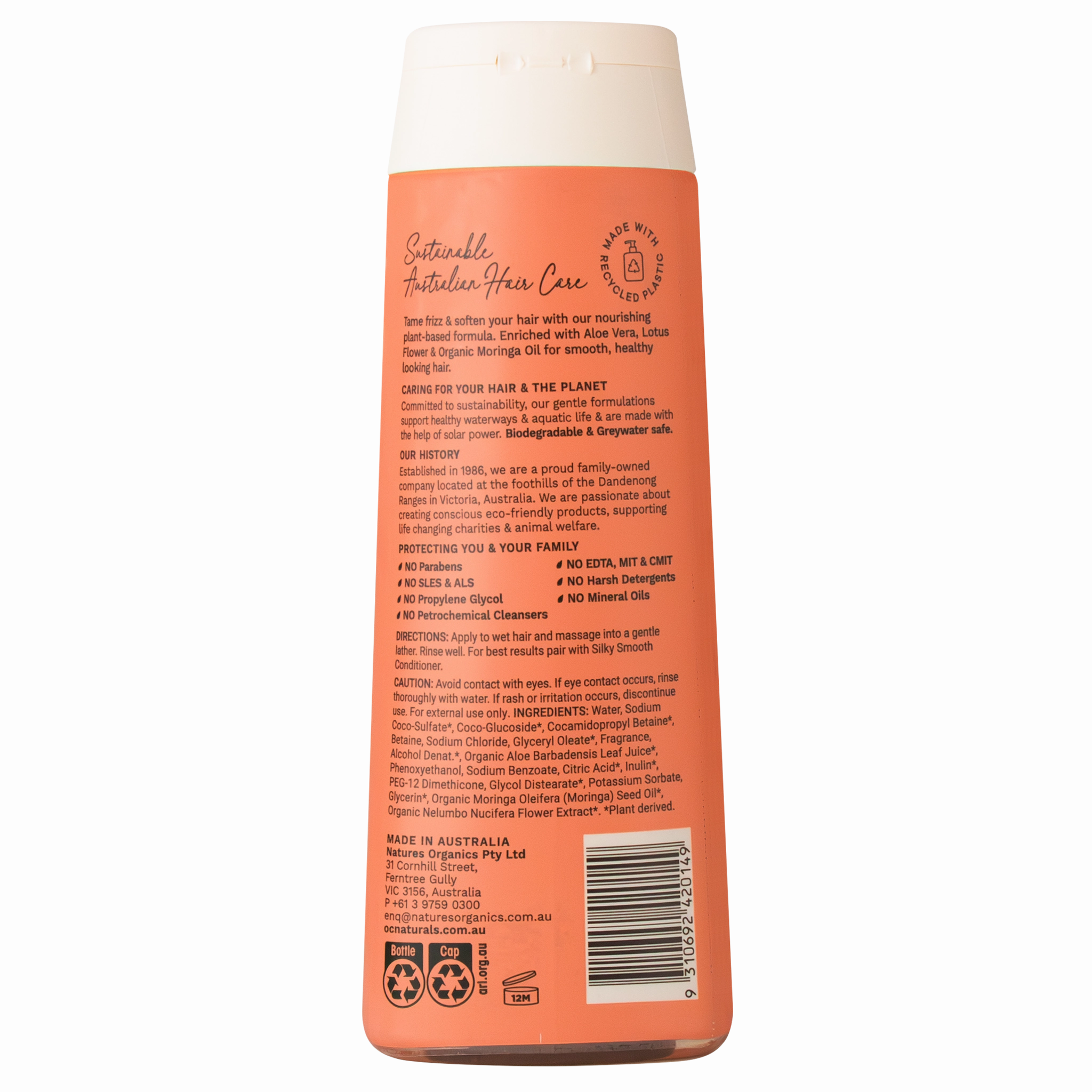 OC Naturals Silky Smooth Shampoo 400ml