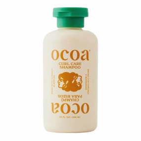 OCOA Curl Care Shampoo - Sulfate-Free Apple, Cupuaçu Butter & Apple Cider Vinegar Shampoo for Curly & Wavy Hair, 10oz - Promotes Hair Growth, Moisture Retention, & Healthy Scalp