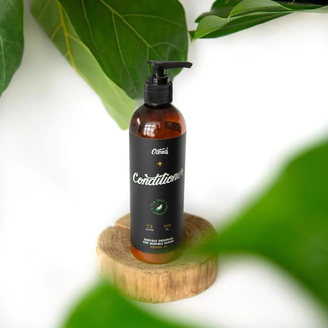 O'Douds Natural Hair Conditioner - Ultra Hydrating for Hair & Scalp - Plant-Based, Sulfate & Paraben Free Conditioner - Tea Tree & Grapefruit Scent, 12 oz.