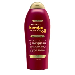 OGX Frizz-Free   Keratin Smoothing Oil Shampoo, 25.4 fl oz