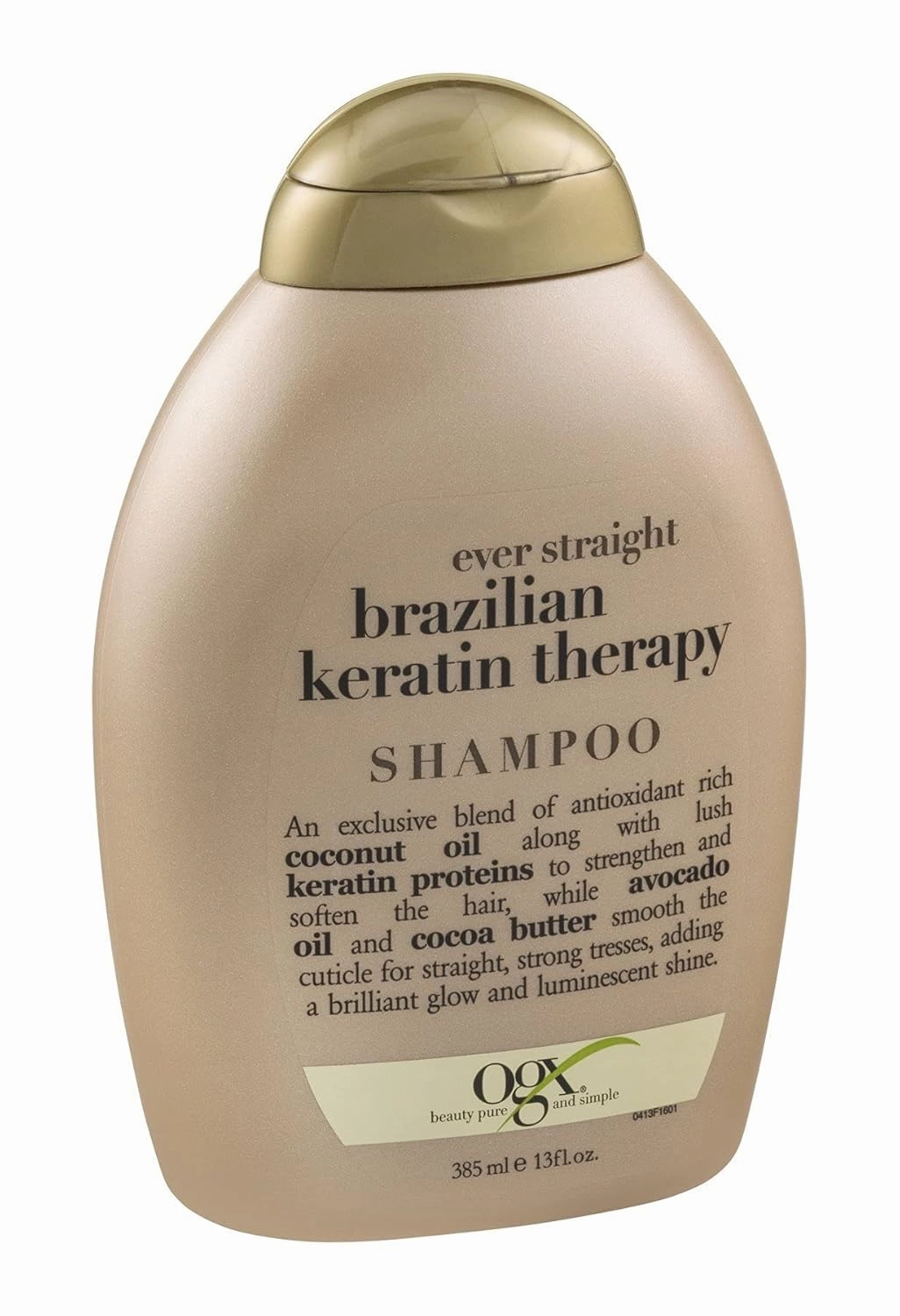 OGX Ever Straight Shampoo Brazilian Keratin Therapy 13 oz (Pack of 12)