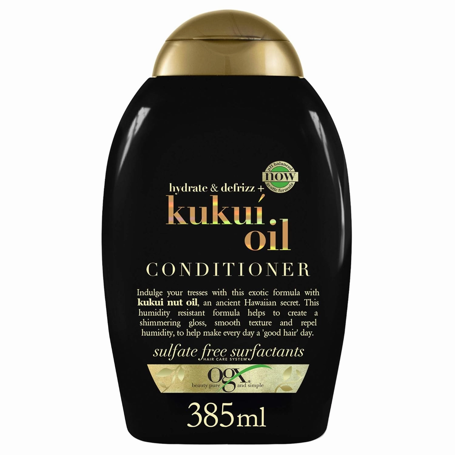 OGX Kukui Oil Conditioner, Hydrate & Defrizz, 13 Ounces