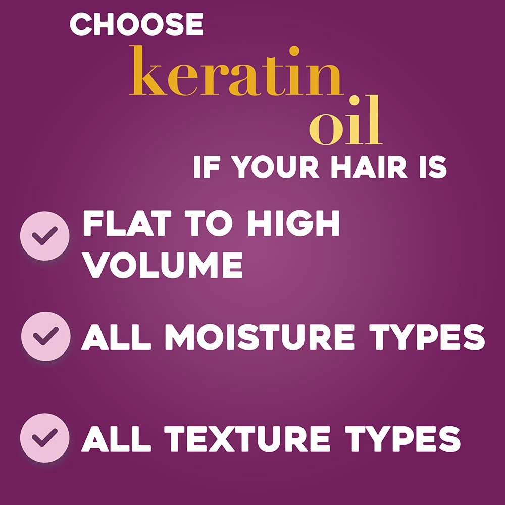 OGX Organix Anti-Breakage Keratin Oil Shampoo, 385ml (Pack of 2)