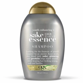 OGX Youth Enhancing   Sake Shampoo, 13 Ounce Bottle Sulfate-Free Surfactant Shampoo