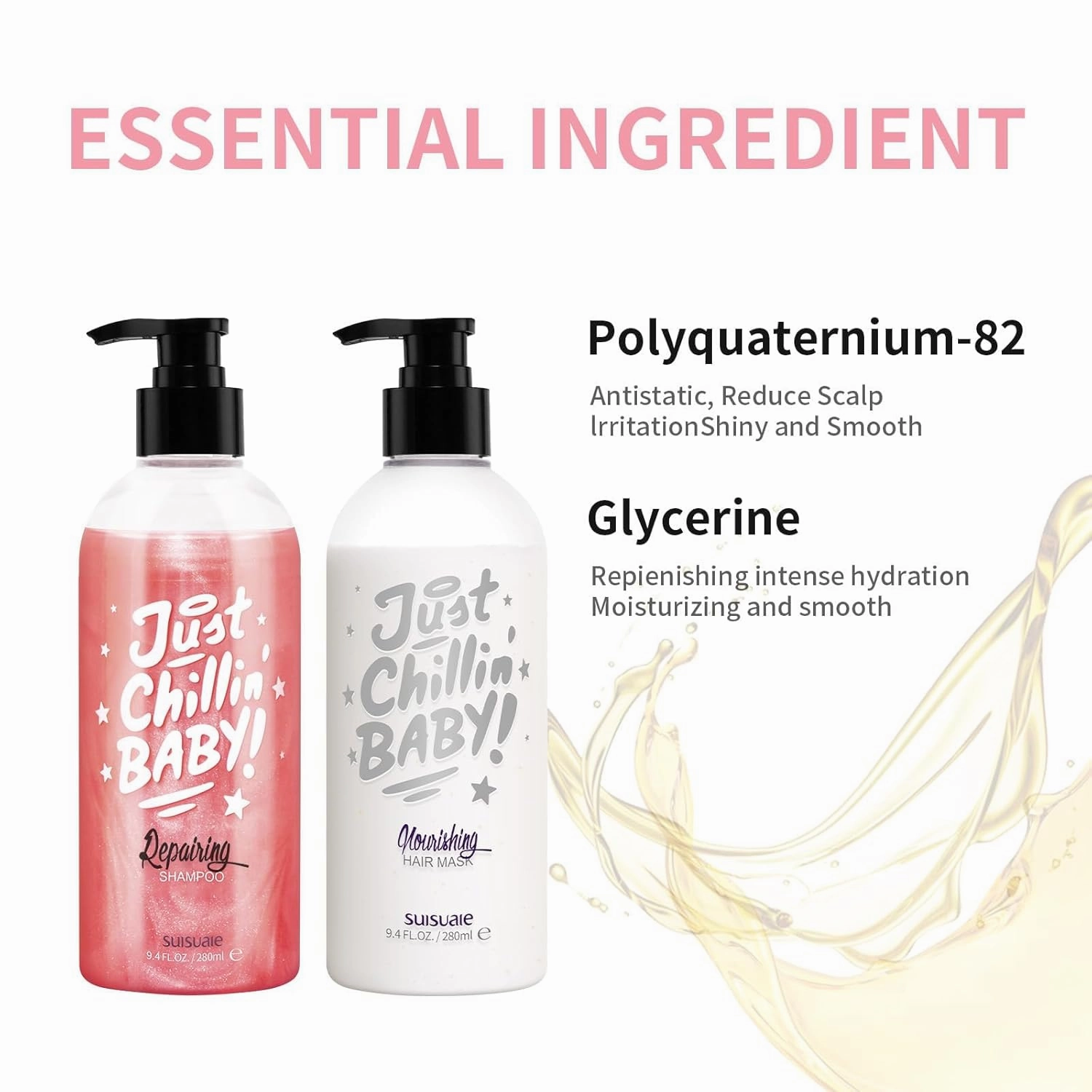 Oily Hair Shampoo and Conditioner, Clarifying Shampoo and Conditioner for Oily Hair,Greasy Hair, Silicone-free Oily Hair Shampoo and Conditioner Set for Women, 18.8 Fl Oz
