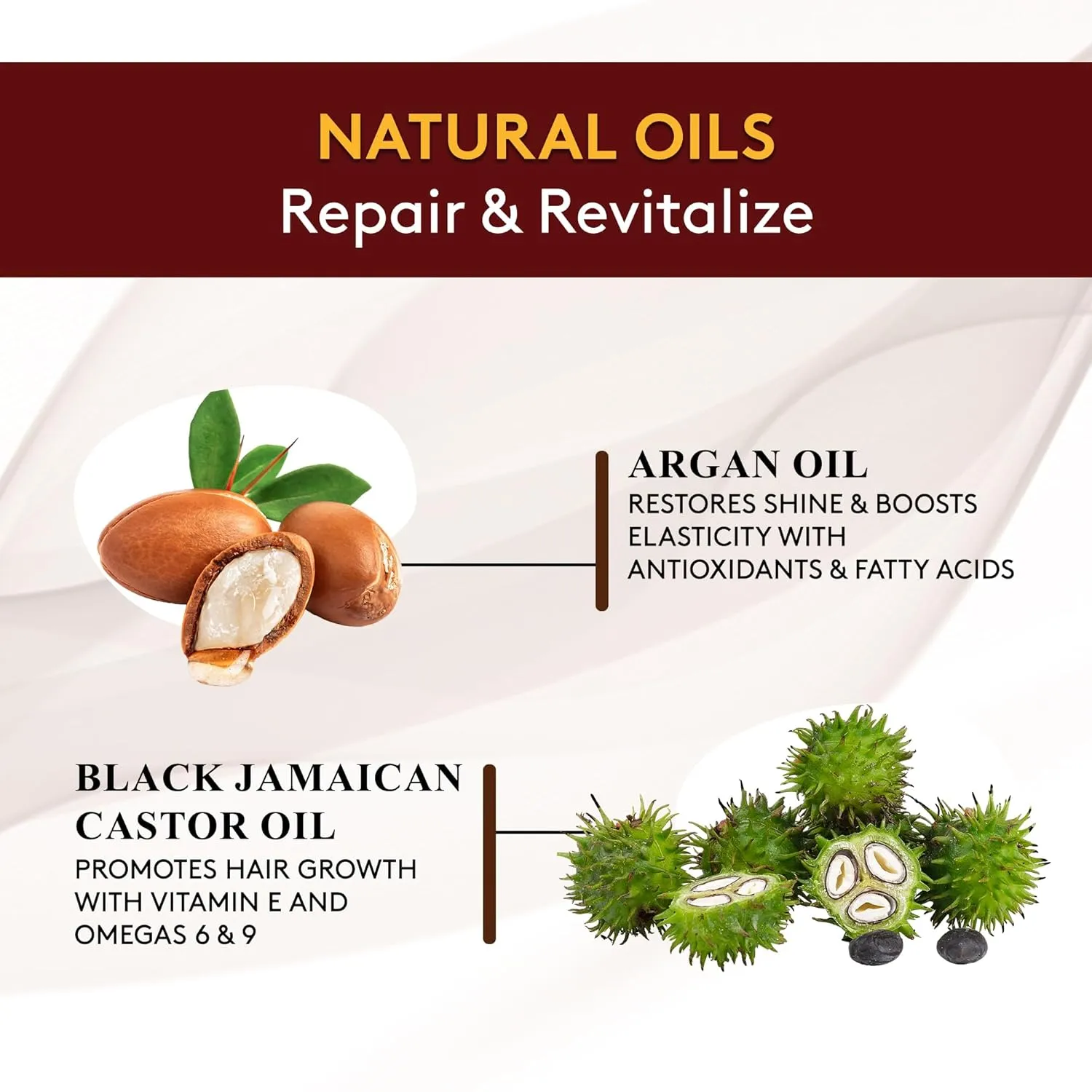 Okay Black Jamaican Castor Oil Leave In Conditioner - Hair Moisturizer for Women and Men, Natural Hair Product Curly Grease for Smooth, Moisturized Feel - 33.8 oz (Pack of 1)