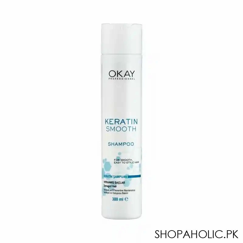 Okay Keratin Smooth Hair Shampoo, 300ml
