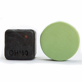 Olive Oil Shampoo & Conditioner bar Set. Charcoal Mint & Rosemary. Oily Hair, Detox, Refreshing, Deeply cleanses, Sulfate Free, Paraben Free. (Shampoo bar 3.5 oz - Conditioner bar 1.94 oz)
