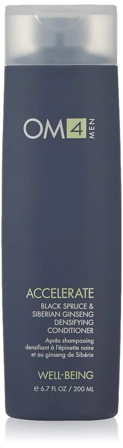 OM4 Accelerate: Black Spruce & Siberian Ginseng Hair Densifying Conditioner - Men's Nourishing and Hydrating Haircare