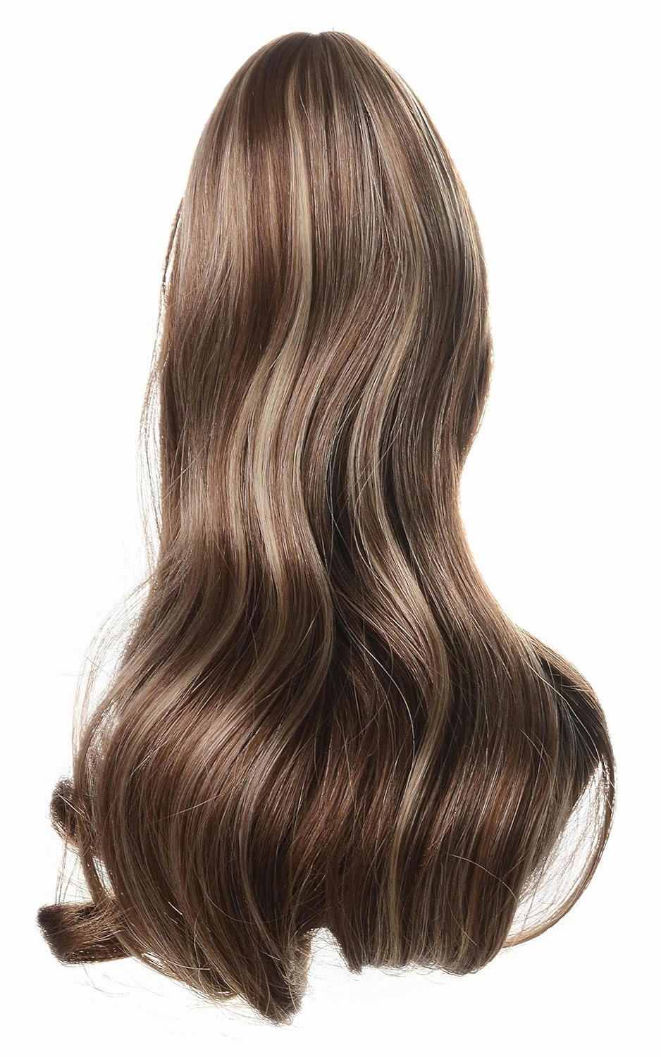 Onedor 15" Synthetic Fiber Curly Ponytail Hair Extension hairpiece with Clip-in Jaw Clips, Dual-Use Hair Extensions (12TT26)