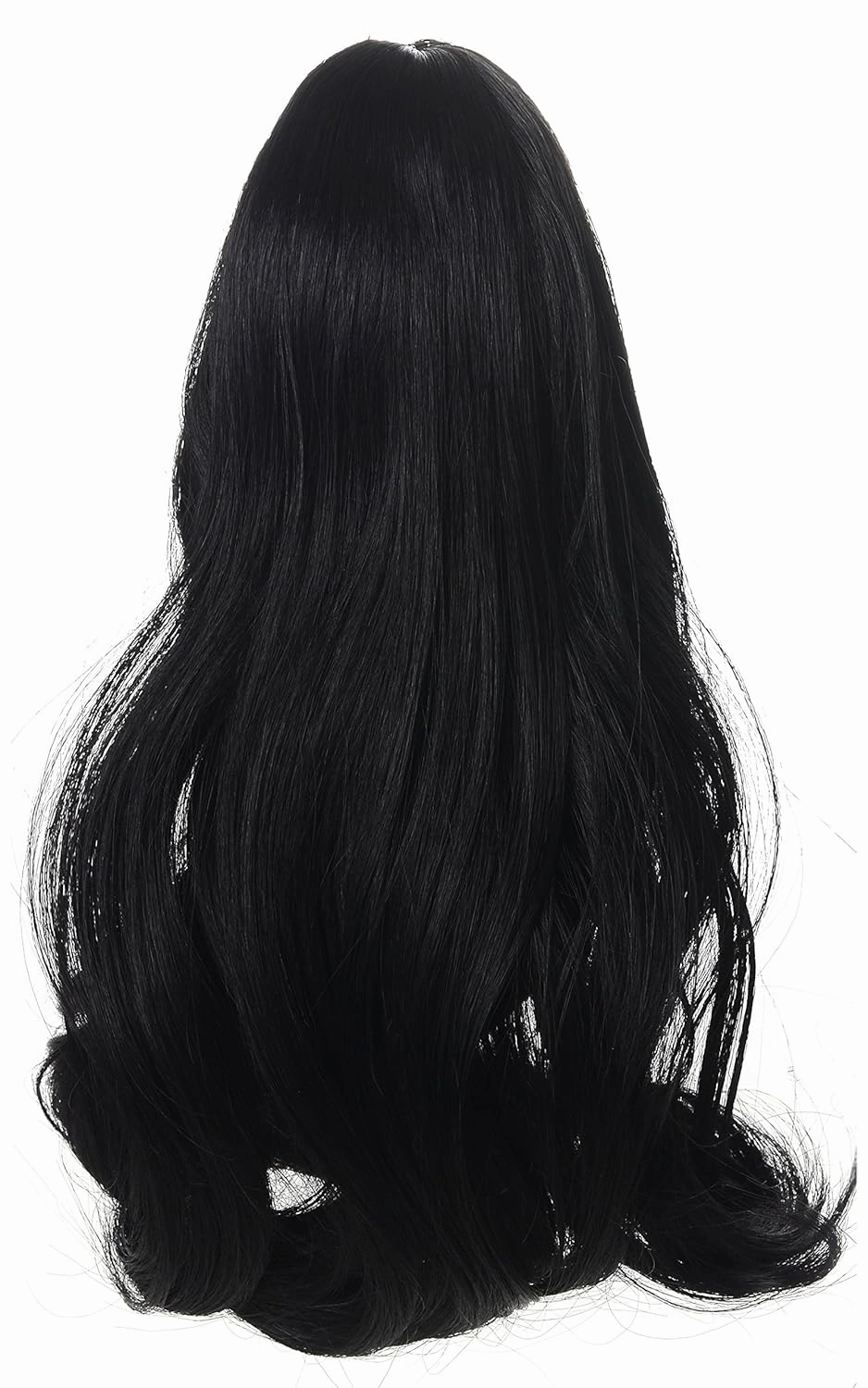 Onedor 15" Synthetic Fiber Curly Ponytail Hair Extension hairpiece with Clip-in Jaw Clips, Dual-Use Hair Extensions (1#-Black)