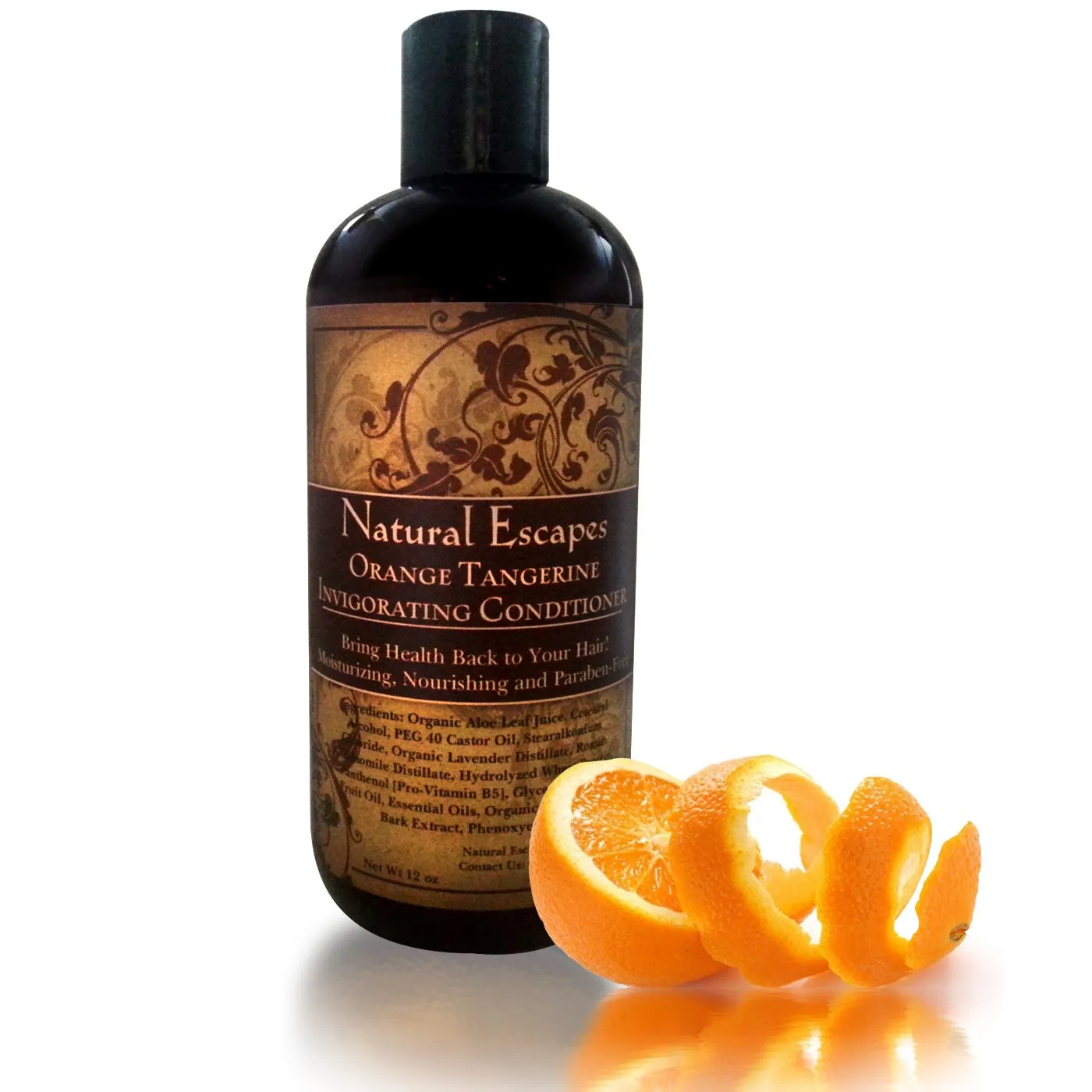 Orange Tangerine Conditioner | Lightweight Conditioner for Oily Hair, Gray Hair, Hair Loss & More | Leaves Hair Soft & Healthy | Paraben & Sulfate Free Conditioner | 16 oz
