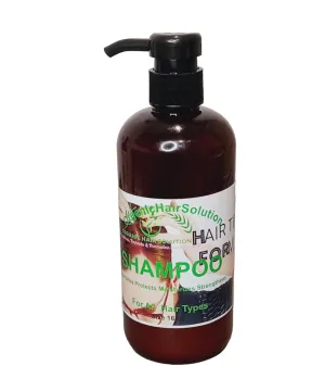 Organic Hair Solution-Shampoo-With Aloe vera-Vitamin E- Rose Hips-Hemp-Castor Oil-Tea Tree- Argan- Macadamia- Coconut & Jojoba Extract (MEN)