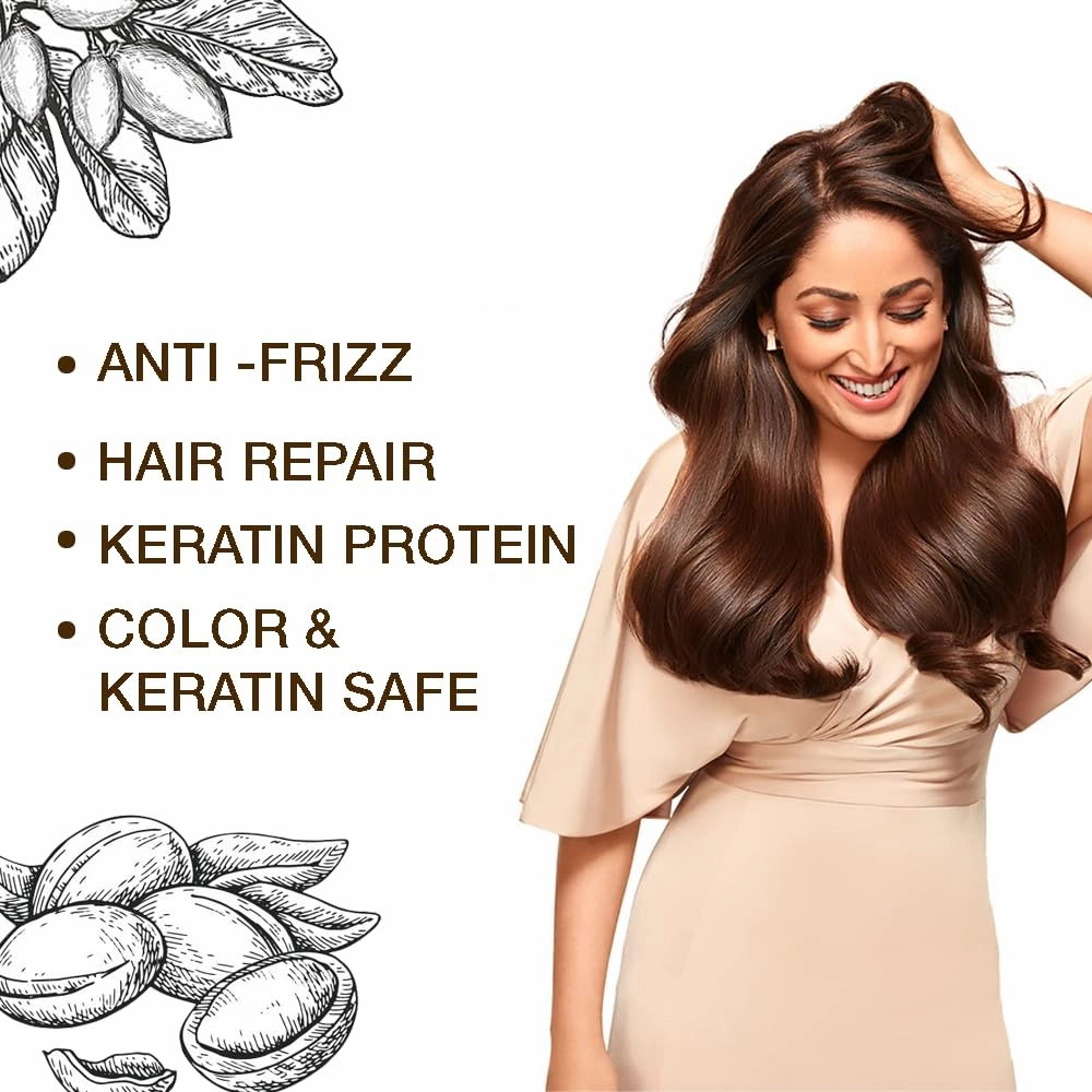 Organic Shampoo For Hair, Smoothing & Nourishing, Color & Keratin Safe, Paraben & Free, Hair Repair, Keratin Protein, Anti - Frizz (Organic Shampoo) (Argan Oil Conditioner)