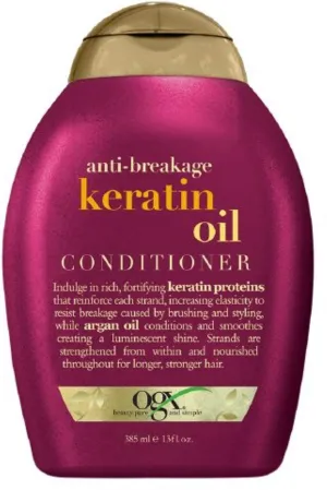 Organix Anti-Breakage Keratin Oil Conditioner 13 oz (Pack of 4)