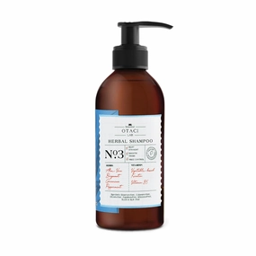 OTACI Lab No:3 Straightening Frizz Control Shampoo for Frizzy Hair, Silky Straight, Smooth Finish, Aloe Vera, Paraben Free, SLS Free, Vegan, Herbal Shampoo