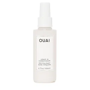 OUAI Leave In Conditioner & Heat Protectant Spray - Prime Hair for Style, Smooth Flyaways, Add Shine and Use as Detangling Spray - No Parabens, Sulfates or Phthalates (4.7 oz)