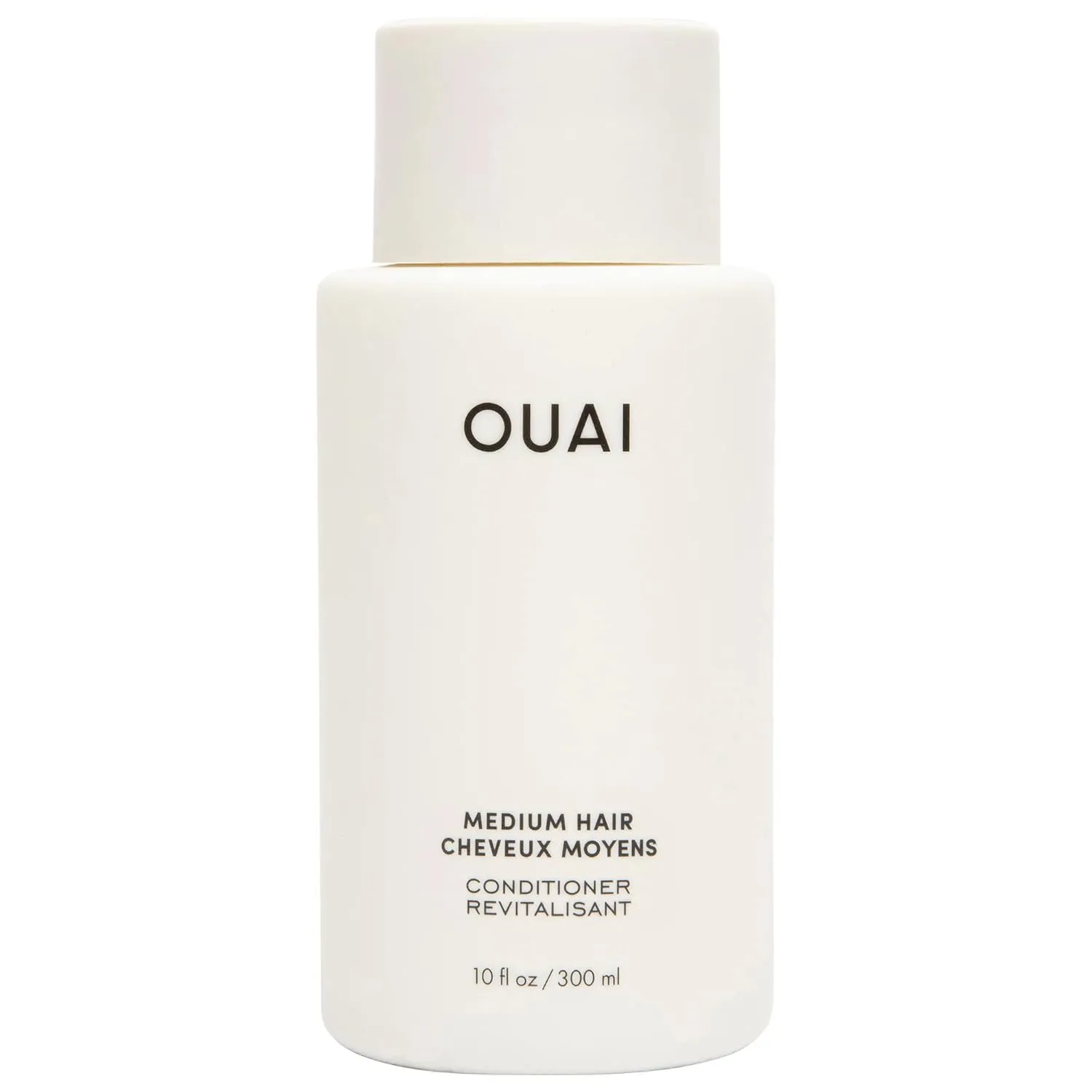 OUAI Medium Shampoo and Conditioner Set - Sulfate Free Shampoo and Conditioner for Medium Hair - Made with Keratin, Shea Butter & Avocado Oil - Free of Parabens & Phthalates (10 Fl Oz)