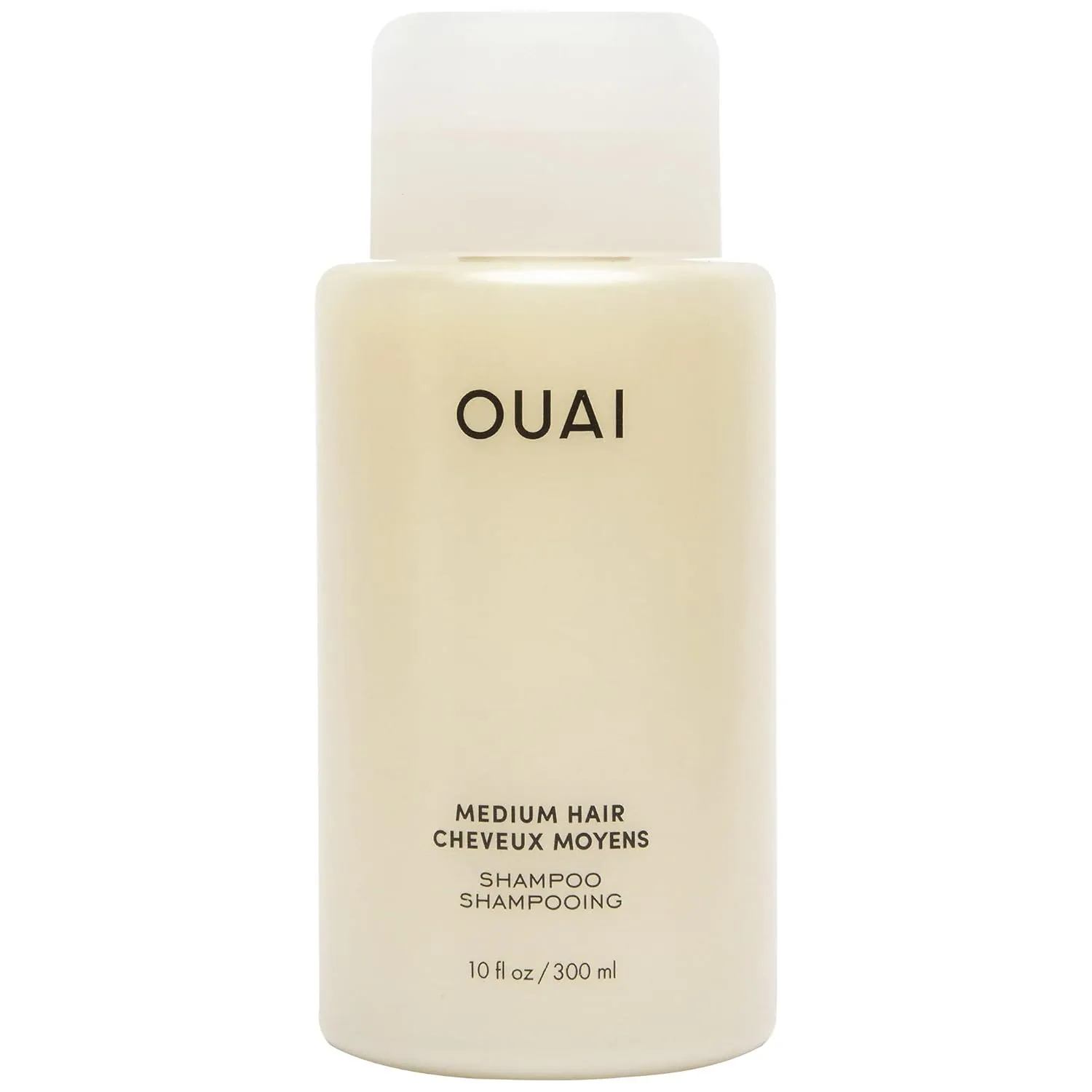 OUAI Medium Shampoo and Conditioner Set - Sulfate Free Shampoo and Conditioner for Medium Hair - Made with Keratin, Shea Butter & Avocado Oil - Free of Parabens & Phthalates (10 Fl Oz)