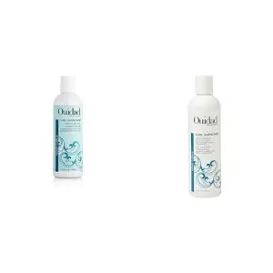 Ouidad Curl Quencher 8.5 fl oz Moisturizing Conditioner & Styling Gel Set for Tight Curls - Defining, Hydrating & Frizz Control Bundle