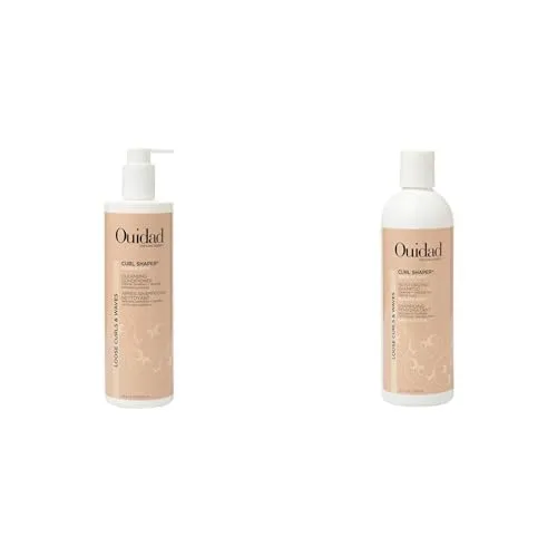 Ouidad Curl Shaper Hair Care Set - Double Duty Weightless Cleansing Conditioner 16 Fl Oz and Good As New Moisture Restoring Shampoo 12 Fl Oz