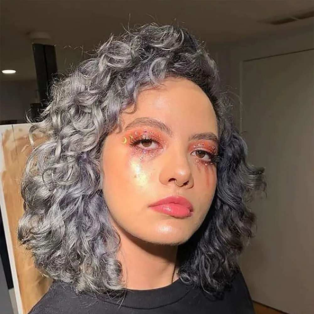 Overtone Daily Color Depositing Conditioner: 8oz Temporary Coloring Conditioner w/Shea Butter & Coconut Oil, Refresh Color & Prevent Fading, Vegan & Cruelty-Free, Extreme Silver is Twilight Titanium