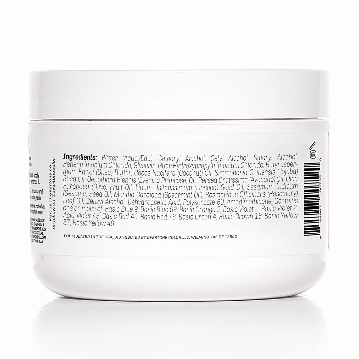 Overtone Color Depositing Semi-Permanent Hair Dye Conditioner - 8 oz For Natural & Color-Treated Hair, Moisturizing Shea Butter & Coconut Oil - Vegan, Cruelty-Free, Pastel Magenta is Magenta Morning