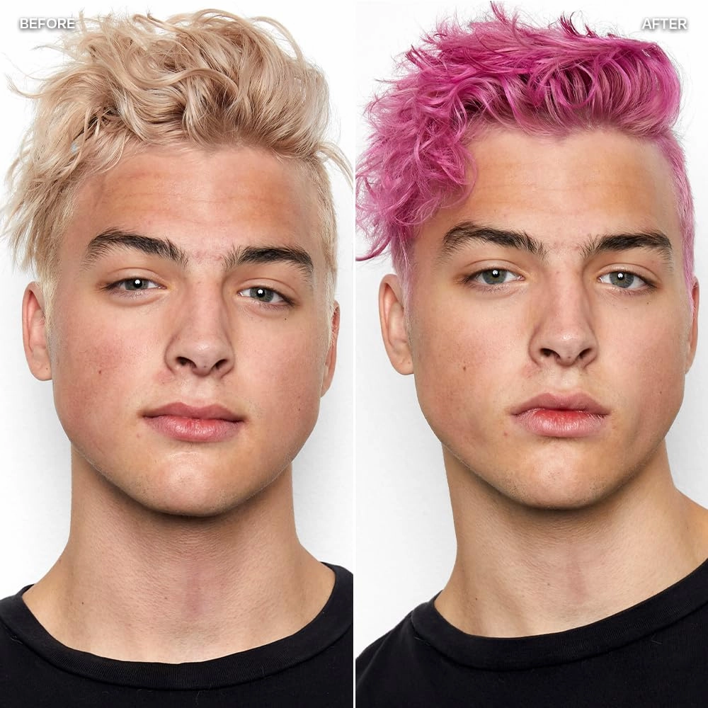 Overtone Color Depositing Semi-Permanent Hair Dye Conditioner - 8 oz For Natural & Color-Treated Hair, Moisturizing Shea Butter & Coconut Oil - Vegan, Cruelty-Free, Pastel Magenta is Magenta Morning
