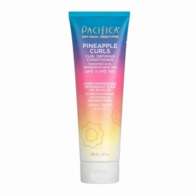 Pacifica Detangler Spray & Pineapple Curls Conditioner Bundle, Coconut Milk & Pineapple Scented Hair Products