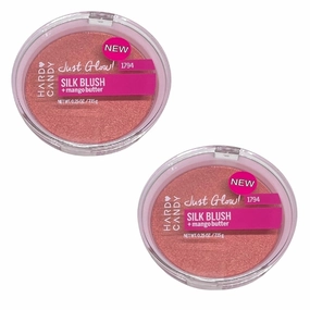 Pack of 2 Hard Candy Just Glow Silk Blush   Mango Butter, Gush Blush 1794