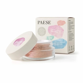 Paese Mineral Blush, 99% Natural Ingredients, For All Skin Types, Contour Facial Features, Long Lasting Effect, Naturally Highlighted Cheekbones, 6 g (301N Dusty Rose)