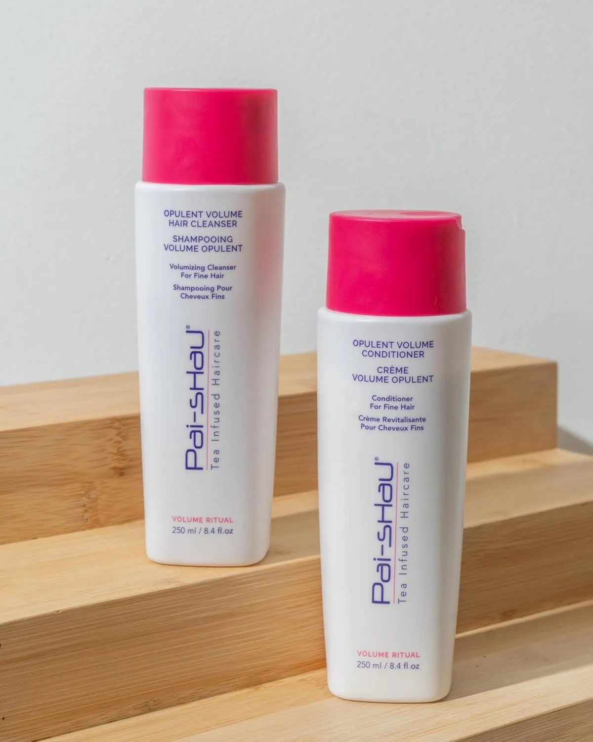 Pai-Shau Opulent Volume Cleanser and Conditioner Duo Set - Volumizing Cleanser and Conditioner for Thin Hair - Provides Improved Volume and Hydration - Shampoo for Women - 8.4 Fl Oz each